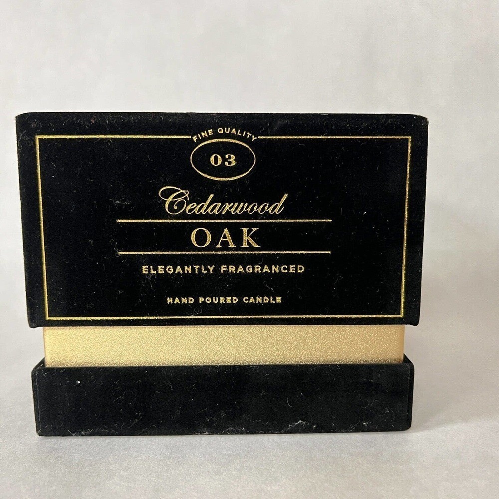 DW Home Fine Quality No. 03 Cedarwood Oak Candle 11 oz in Gift Box Holiday Scent